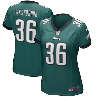 womens nike brian westbrook midnight green philadelphia eag